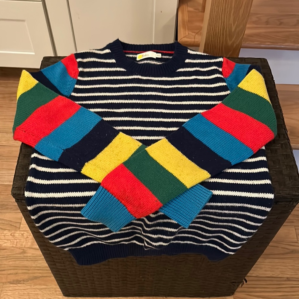 SALE! Two days only! Mini Boden striped sweater 11-12Y